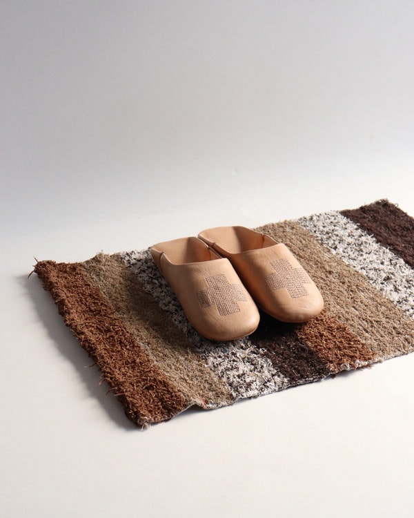 JARAPA Mat Brown C�åϥ�ѥޥå� �֥饦�� C