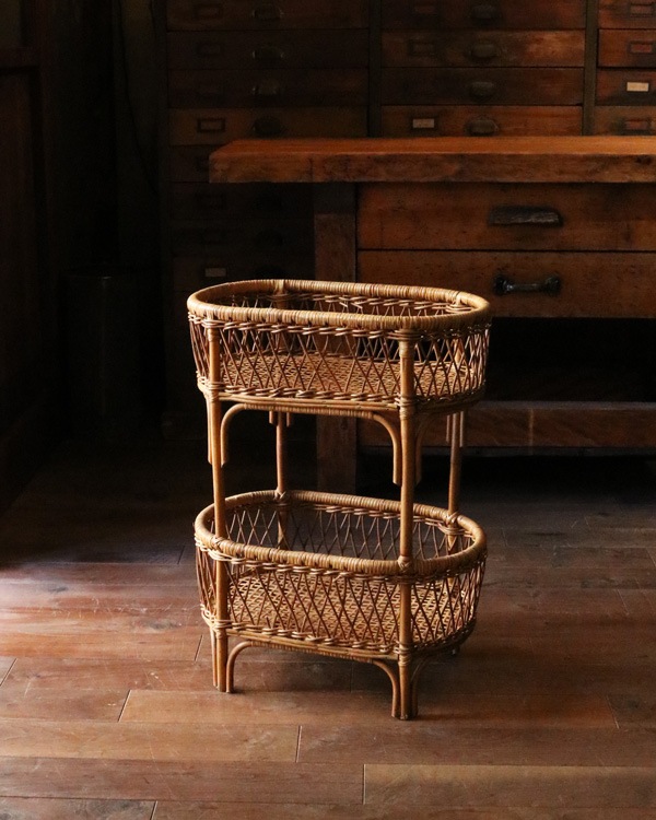 Rattan Stand Basket�å饿�� æ�ᤫ��������ɥ����� STB-37