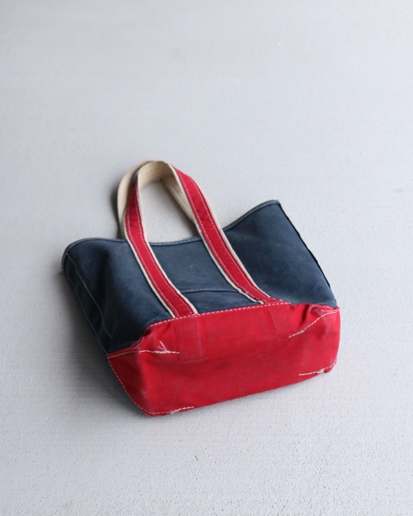 Vintage 80s Navy L.L.BEAN Deluxe Market Tote