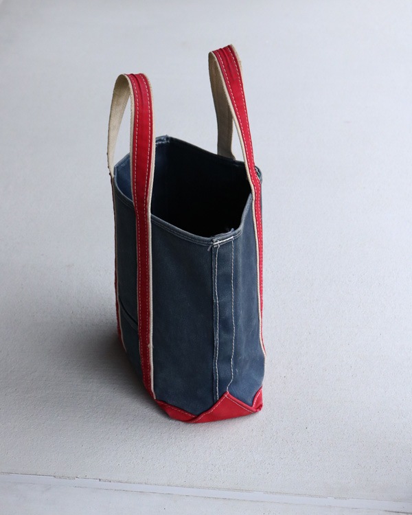 Vintage 80s Navy L.L.BEAN Deluxe Market Tote