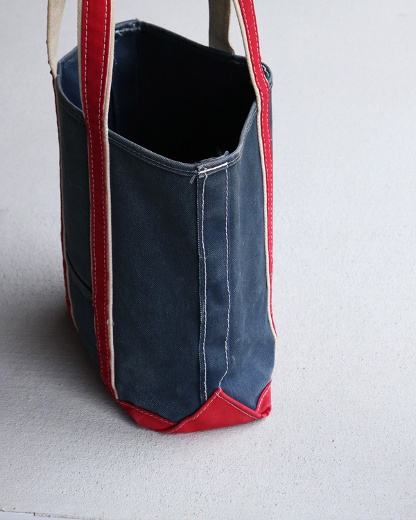 Vintage 80s Navy L.L.BEAN Deluxe Market Tote