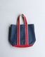 Vintage 80s Navy L.L.BEAN Deluxe Market Tote