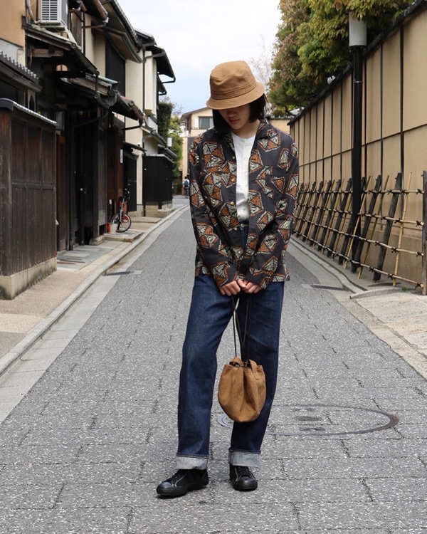 PHIGVEL ATOMIC PATTERN LS SHIRT 長袖 シャツ 3 PHIGVEL - フィグベル / ATOMIC PATTERN LS SHIRT | NOTHING BUT