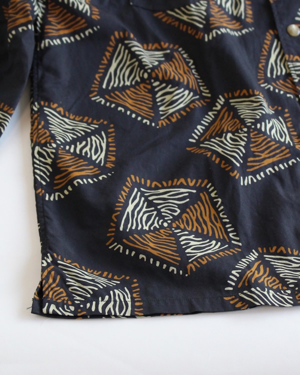 PHIGVEL フィグベル｜AFRICAN PATTERN LS SHIRT アフリカン