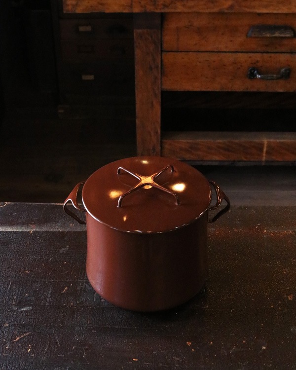 Dansk Enamelware Brown Pot DP-01�å��󥹥� ���ʥ�륦���� �֥饦��ݥå� DP-01