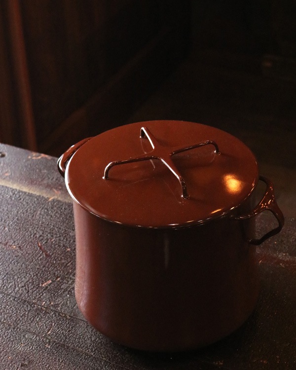 Dansk Enamelware Brown Pot DP-01�å��󥹥� ���ʥ�륦���� �֥饦��ݥå� DP-01