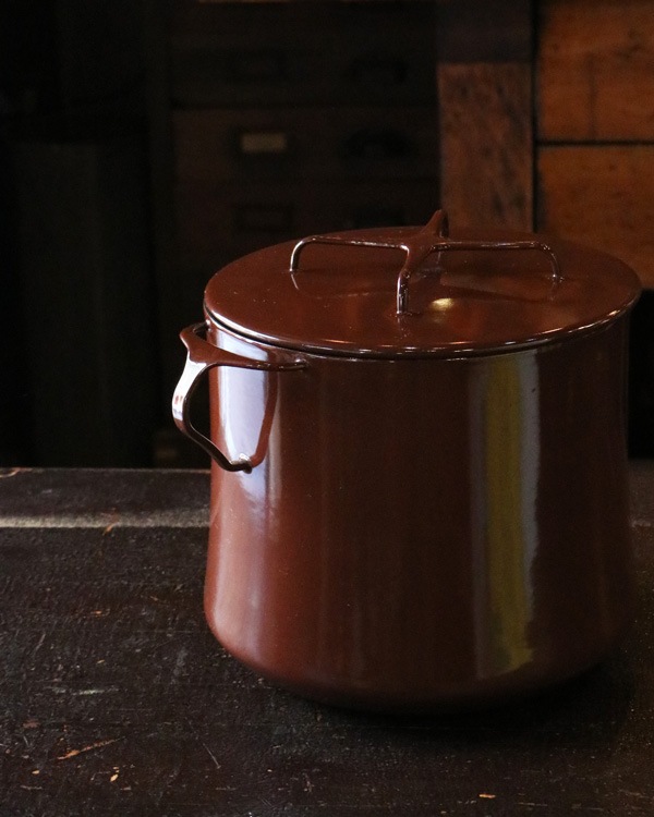 Dansk Enamelware Brown Pot DP-01�å��󥹥� ���ʥ�륦���� �֥饦��ݥå� DP-01
