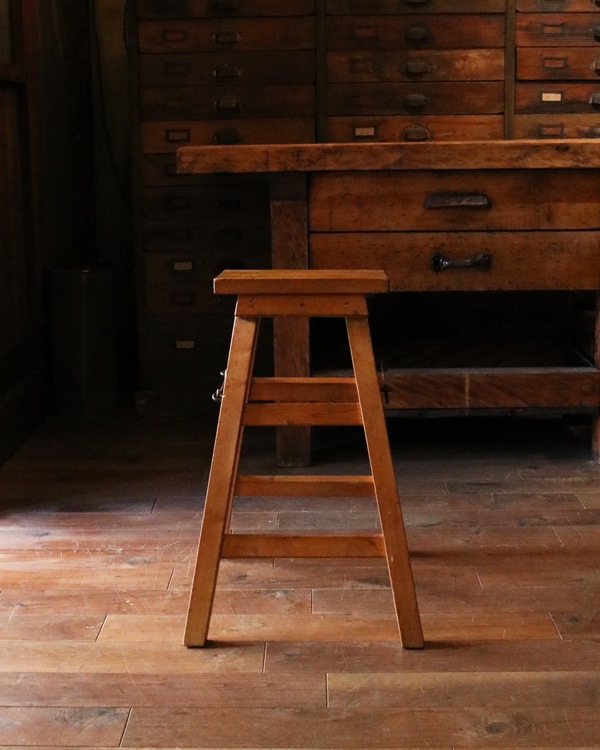 アンティーク雑貨 ladder アンティーク ウッドステップラダー - STAGE ANTIQUE