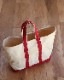 Vintage 70s Red L.L.BEAN Canvas Tote (S)