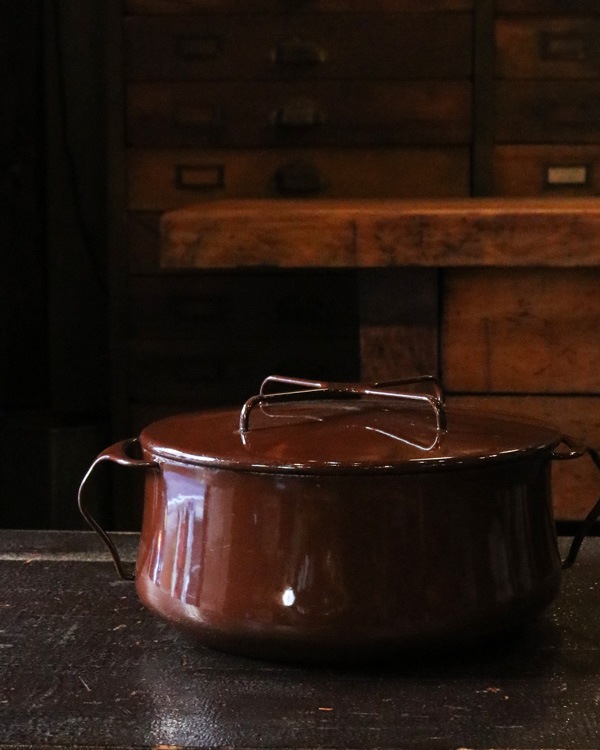 Dansk Enamelware Brown Casserole DP-04å󥹥 ʥ륦 ֥饦󥭥㥻 DP-04