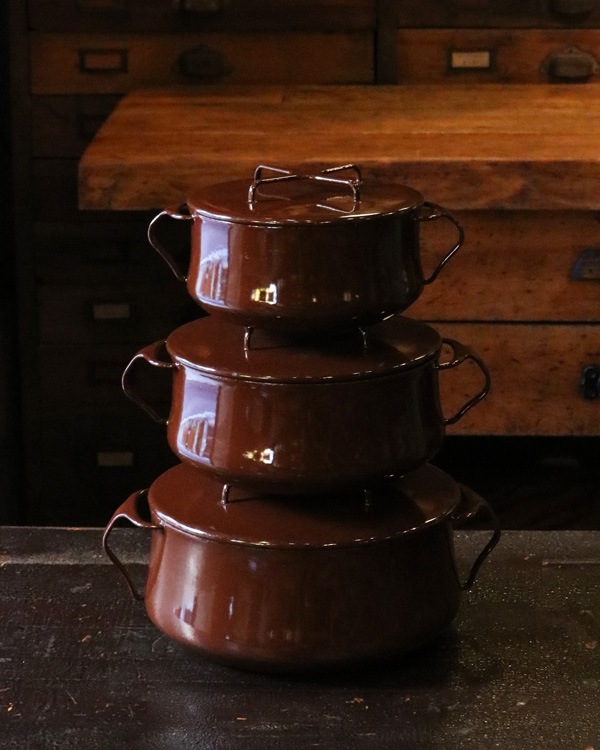 Dansk Enamelware Brown Casserole DP-04å󥹥 ʥ륦 ֥饦󥭥㥻 DP-04