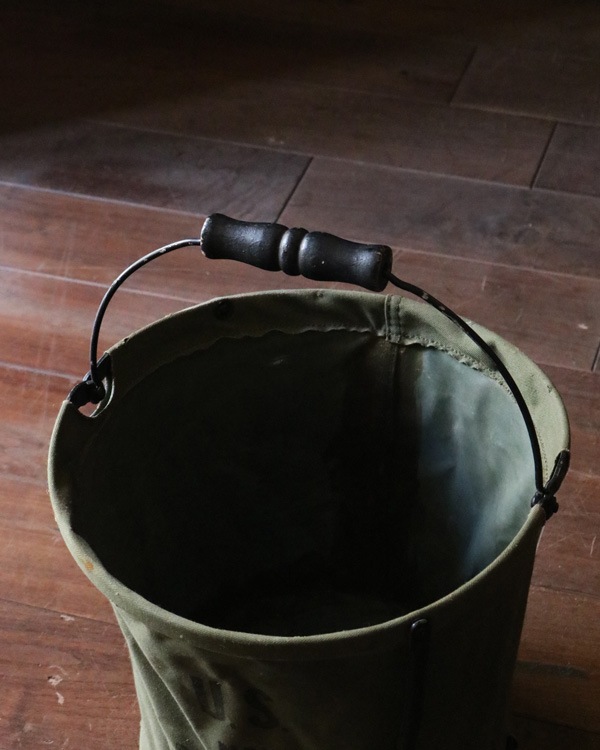 U.S. Military Folding Canvas Pail｜U.S.ミリタリー 折り畳み式