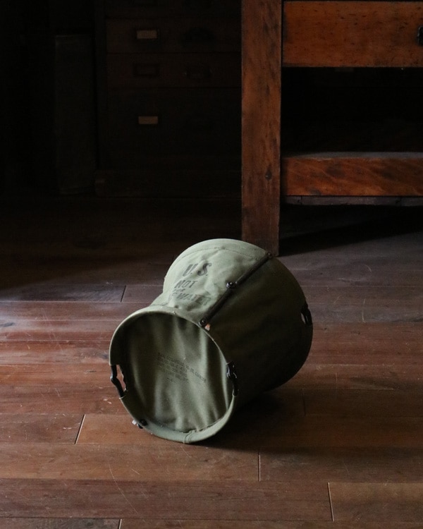 U.S. Military Folding Canvas Pail｜U.S.ミリタリー 折り畳み式