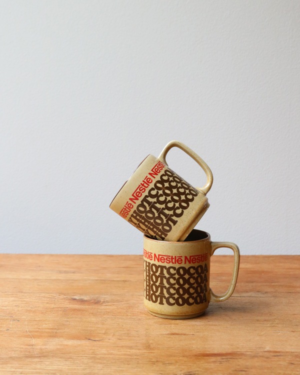 "Nestle" HOT COCOA Mug A��"Nestle" �������ޥ� A