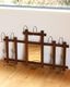 Hatter��s Wall Display Rack with Mirror�åϥå����� �ϥåȥǥ����ץ졼��å��ʥߥ顼�դ���