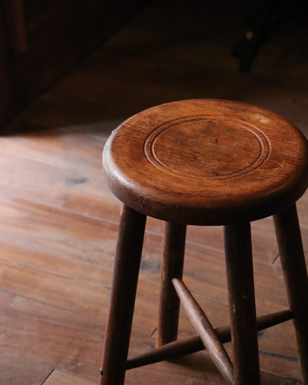 Wooden Round Stool｜木製ラウンドスツール RS-15