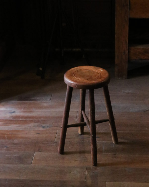 Wooden Round Stool｜木製ラウンドスツール RS-15