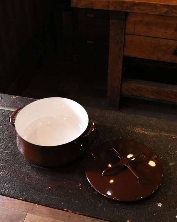 Dansk Enamelware Brown Casserole DP-05�å��󥹥� ���ʥ�륦���� �֥饦�󥭥㥻������ DP-05