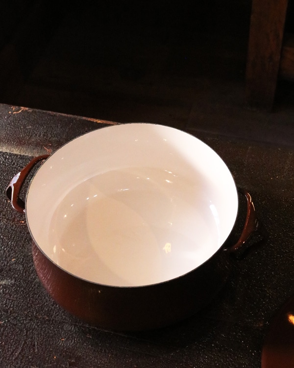 Dansk Enamelware Brown Casserole DP-05�å��󥹥� ���ʥ�륦���� �֥饦�󥭥㥻������ DP-05