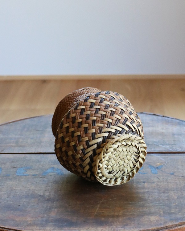 Native American Pine Needle Basket åͥƥ֥ꥫ դΥХå