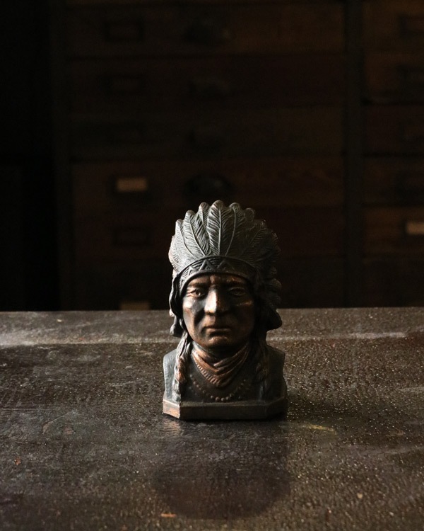 Indian Head Coin Bank｜インディアンのコインバンク