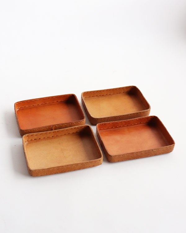 Buffalo Leather Square Tray�ÿ���쥶�� ���������ȥ쥤