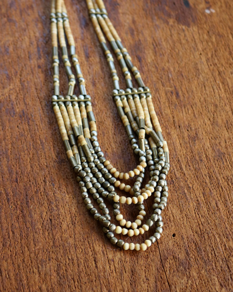 c.1970s Multi-Standard Beaded Necklace|1970年代頃 マルチ c.1970s Multi-Standard Beaded Necklace|1970年代頃 マルチ