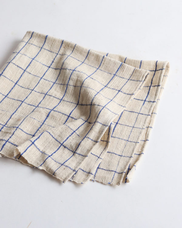 Khadi Check Cloth｜カディ チェッククロス