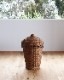 Rattan Round Basket with Lid�å饿�� ���դ��饦��ɥХ����å�