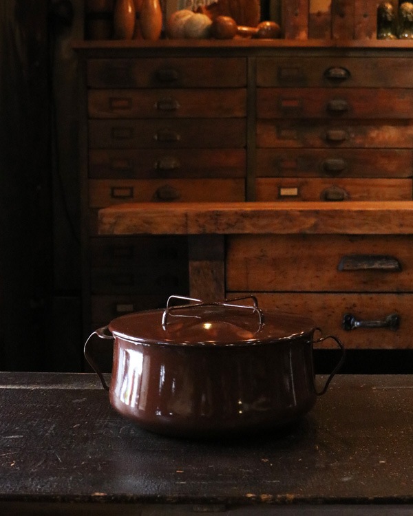 Dansk Enamelware Brown Casserole DP-02å󥹥 ʥ륦 ֥饦󥭥㥻 DP-02