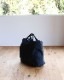 Vintage 80s Navy Canvas Zipper Bag