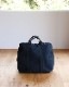 Vintage 80s Navy Canvas Zipper Bag