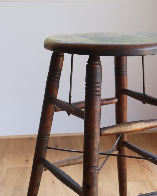 "S.BENT & BROS." Round Hi Stool A��"S.BENT & BROS."�饦��ɥϥ����ġ��� A