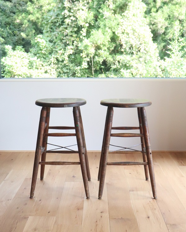 "S.BENT & BROS." Round Hi Stool A��"S.BENT & BROS."�饦��ɥϥ����ġ��� A