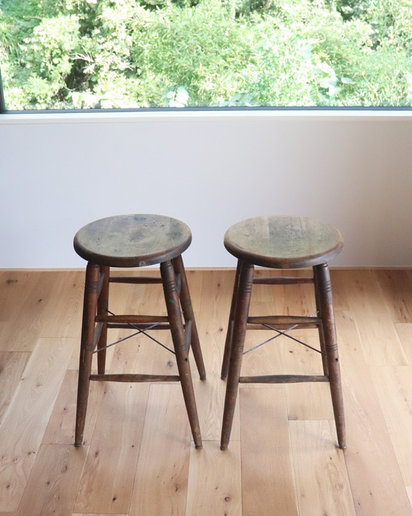 "S.BENT & BROS." Round Hi Stool A��"S.BENT & BROS."�饦��ɥϥ����ġ��� A
