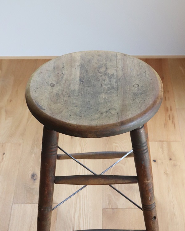 "S.BENT & BROS." Round Hi Stool A��"S.BENT & BROS."�饦��ɥϥ����ġ��� A