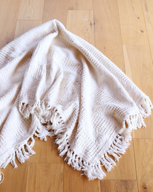 Natural Cotton Throw Blanket�åʥ����륳�åȥ�Υ������֥�󥱥å�