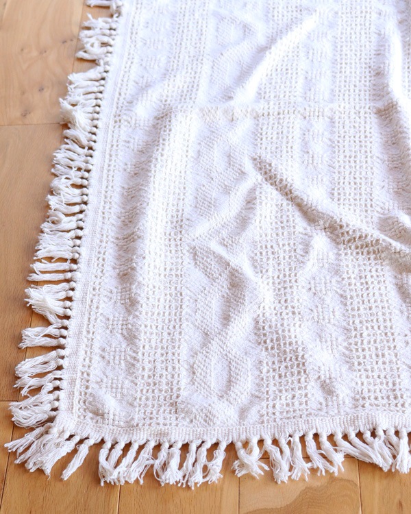 Natural Cotton Throw Blanket�åʥ����륳�åȥ�Υ������֥�󥱥å�