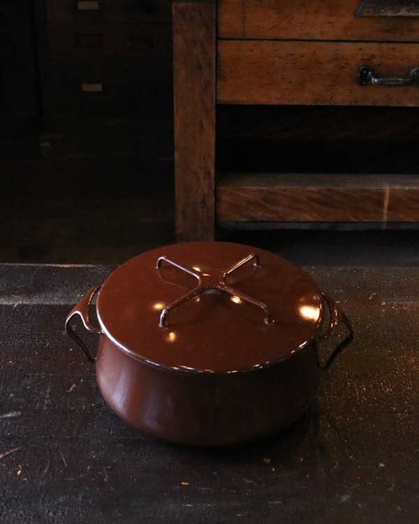Dansk Enamelware Brown Casserole DP-03�å��󥹥� ���ʥ�륦���� �֥饦�󥭥㥻������ DP-03