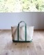 Vintage 80s Green L.L.BEAN Canvas Tote (L)