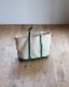 Vintage 80s Green L.L.BEAN Canvas Tote (L)