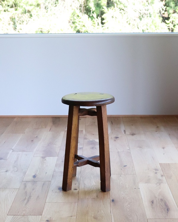 Wooden Round Stool RS-04｜木製ラウンドスツール RS-04