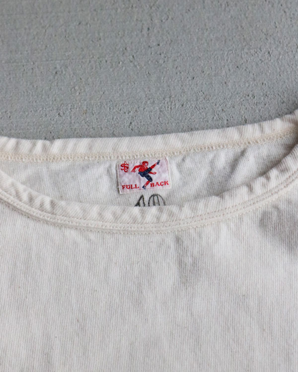 FULL BACK եХåCREW NECK TUBE TEE NATURAL