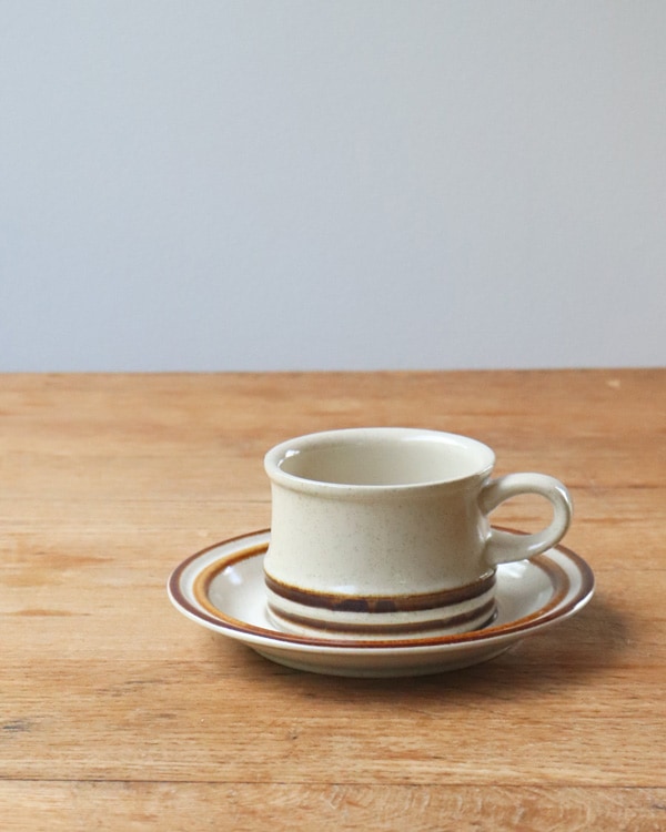STONEWARE Cup&Saucer A｜ストーンウエア カップ＆ソーサー A