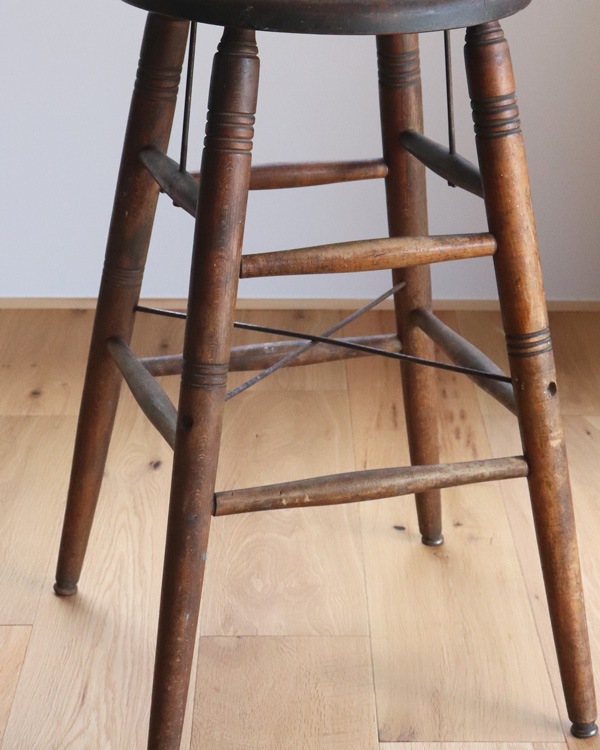 "S.BENT & BROS." Round Hi Stool B��"S.BENT & BROS." �饦��ɥϥ����ġ��� B