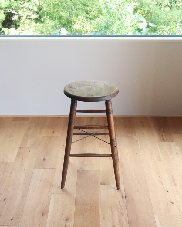 "S.BENT & BROS." Round Hi Stool B��"S.BENT & BROS." �饦��ɥϥ����ġ��� B