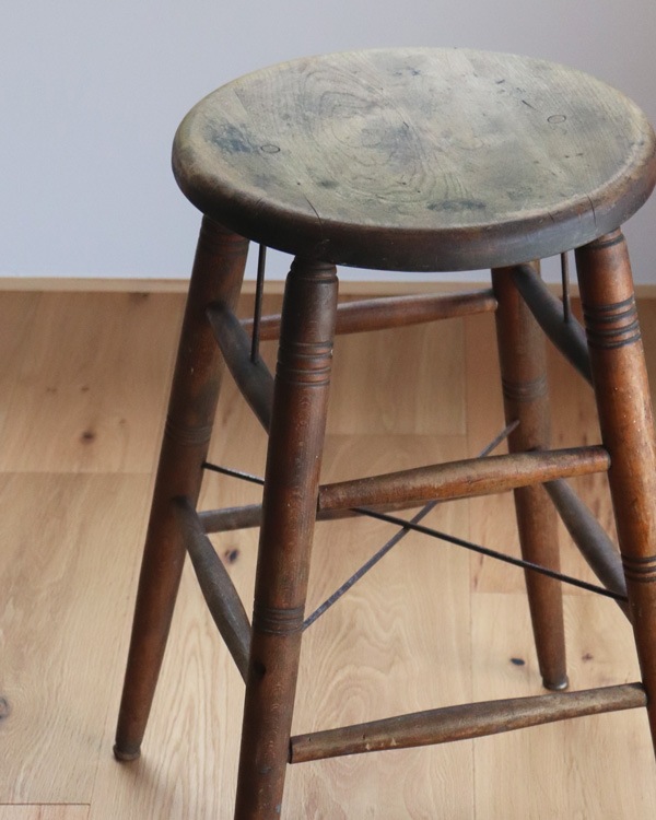 "S.BENT & BROS." Round Hi Stool B��"S.BENT & BROS." �饦��ɥϥ����ġ��� B