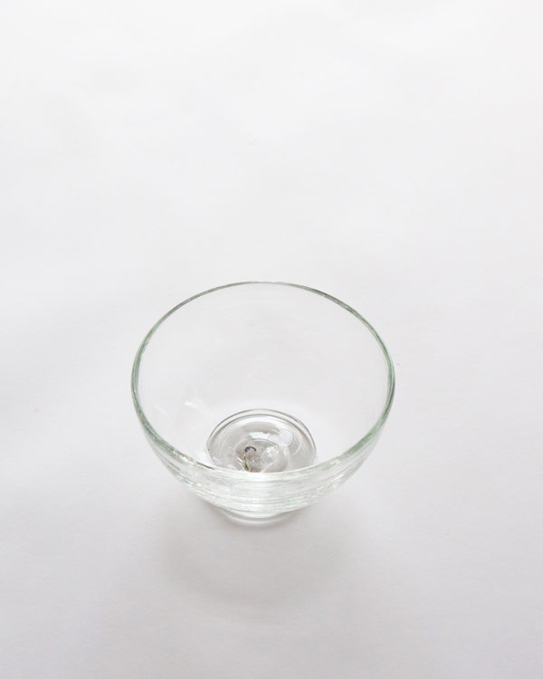 イラン手吹きガラス 巻付ボウル