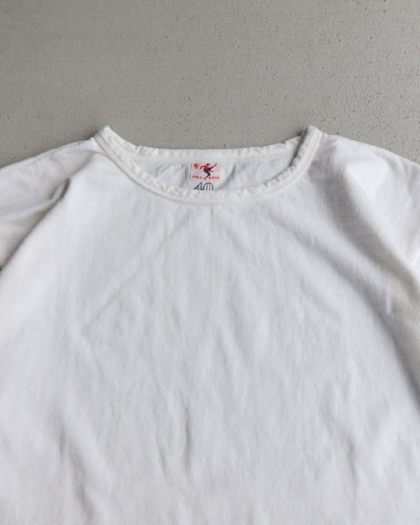 FULL BACK եХåCREW NECK TUBE TEE WHITE