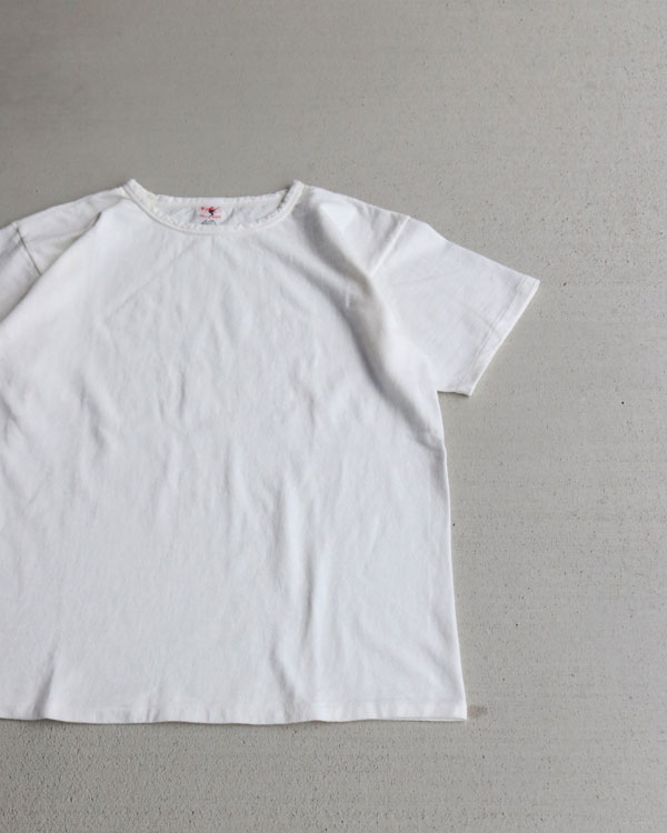 FULL BACK եХåCREW NECK TUBE TEE WHITE
